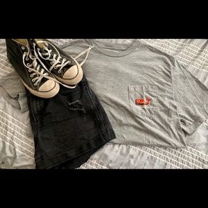 Gray Halloween Vineyard Vines T-Shirt